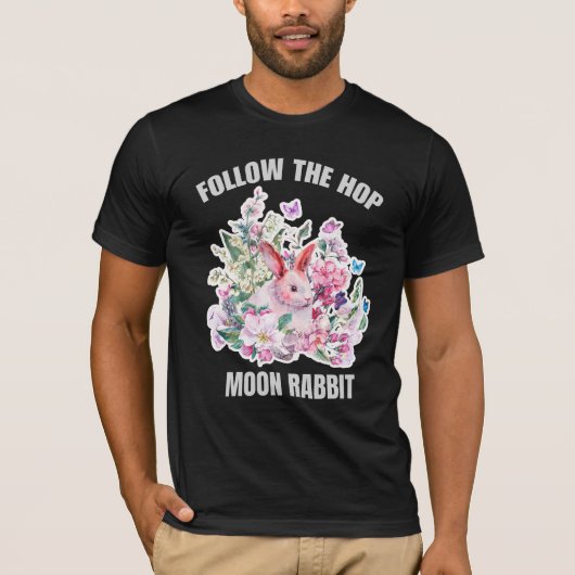 月ウサギ Tシャツ (正面)