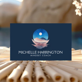 月エコーブルーフルムーンライター、ライフコーチ 名刺