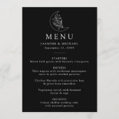 月エレガントと星の黒白結婚 メニュー (正面)