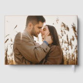 月エレガントと星テラコッタ写真結婚の ゲストブック (裏面)