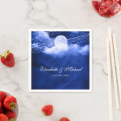 月エレガント光の下結婚で スタンダードカクテルナプキン (インサイチュ)