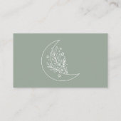 月エレガント星サージグリーンのサ結婚イト エンクロージャーカード (裏面)