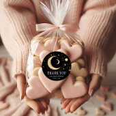 月エレガント金ゴールド黒天金ゴールドありがとう ラウンドシール