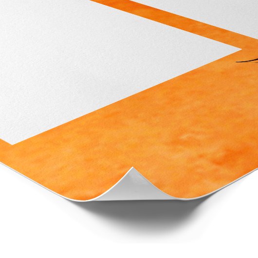 月カスタムの写真ディスプレイのカラー従業員 ポスター (角)