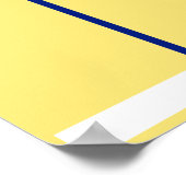 月カスタムの写真ディスプレイのカラー従業員 ポスター (角)