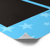 月カスタムの写真ディスプレイのカラー従業員 ポスター (角)