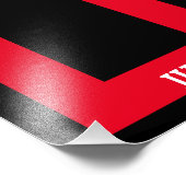 月カスタムの写真表示の従業員の色 フォトプリント (角)