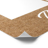 月カスタムのKraftの写真社員 ポスター (角)