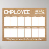 月カスタムのKraftの写真社員 ポスター (正面)