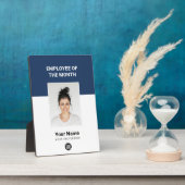 月カスタム写真賞の社員 フォトプラーク (側面)