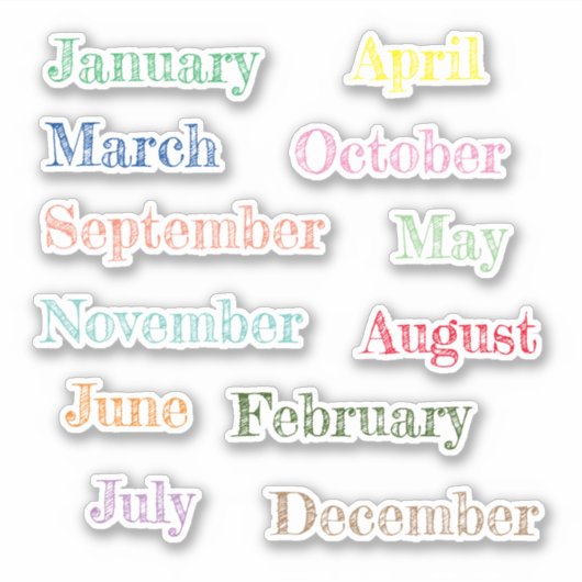 月カスタム切りビニールのシール、月 シール (正面)