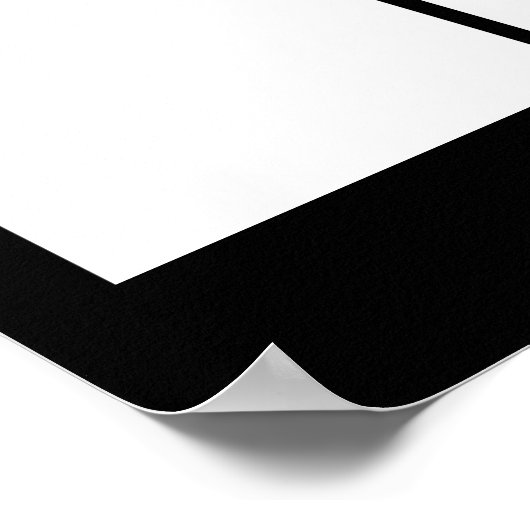 月カスタム表示のカラー写真従業員 ポスター (角)