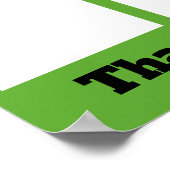 月カスタム表示pのカラー写真従業員 ポスター (角)