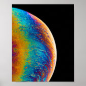 月カラフル写真月カッコいい画像クリエイティブ月 ポスター (正面)