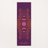 月カラフル相の星ロータス ヨガマット (正面)