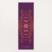 月カラフル相の星ロータス ヨガマット (裏面)