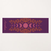 月カラフル相の星ロータス ヨガマット (正面(横))