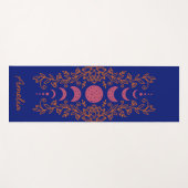 月カラフル相の星ロータス ヨガマット (正面(横))