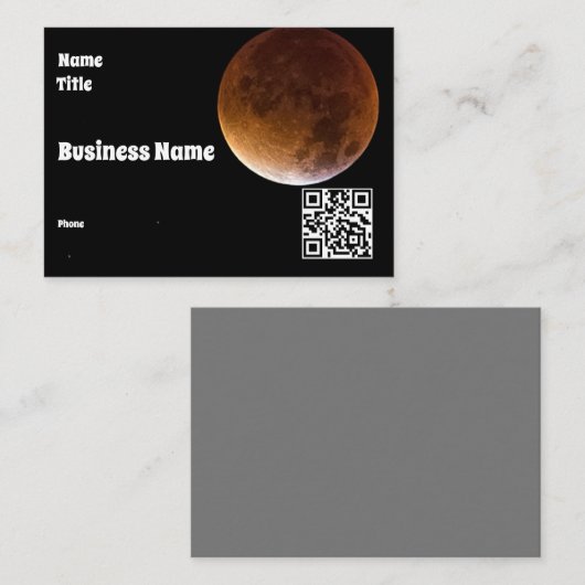 月カル 名刺 (正面/裏面)