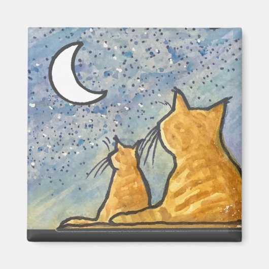 月ガザー マグネット (正面)