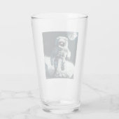 月ガラスのタンブラー宇宙飛行士 タンブラーグラス (裏面)