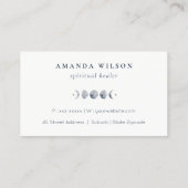 月シンプル月月相6パンチロイヤリティ 名刺 (裏面)