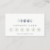 月シンプル月月相6パンチロイヤリティ 名刺 (正面)