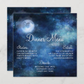 月スカイフルムーンシテリア銀河系スクエアディナー メニュー (正面/裏面)