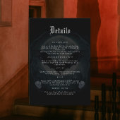 月スカルこうもりゴシック結婚ズ黒詳細 エンクロージャーカード