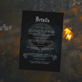 月スカルこうもりゴシック結婚ズ黒詳細 エンクロージャーカード