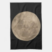 月タオルの満月の皿タオルの月の装飾 キッチンタオル (縦)