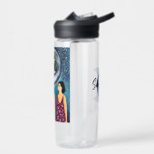 月パーソナライズされたの女子賛美アートワーク ウォーターボトル (左面)