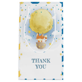 月パーソナライズされた気球の恩恵 スモールペーパーバッグ