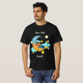 月パーソナライズされた男の赤ちゃんTシャツ Tシャツ (正面フル)