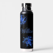 月パーソナライズされた蛾 ウォーターボトル (左面)