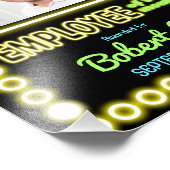 月フェイク写真賞のネオン社員 フォトプリント (角)