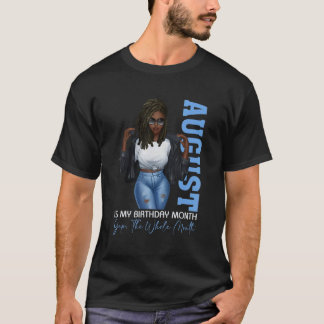 月ブラックガールズ威厳があるは私の誕生日YesザWh Tシャツ