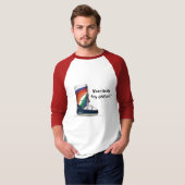 月ブーツ。 質問か。 Tシャツ (正面フル)