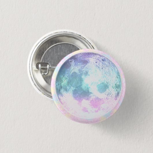 月ボタン 缶バッジ (正面&裏面)