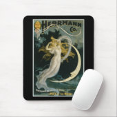 月ポスターのヴィンテージのHerrmannの女中 マウスパッド (マウス)