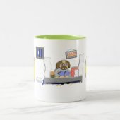 月マグカップの従業員 ツートーンマグカップ (中央)