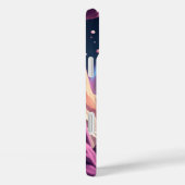月マンガ宇宙飛行士アート Case-Mate iPhoneケース (裏面 / 右)
