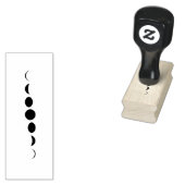 月モダンミニマルゴム印のフェーズ ラバースタンプ (押印)