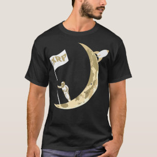 月リップルへのXRP宇宙飛行士Crypto Tシャツ