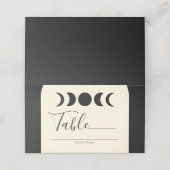 月ルクスブラック&クリームムーンフェイズ結婚ズ プレイスカード (外部開封)