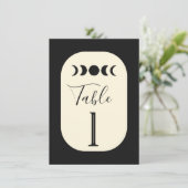 月ルクスブラック&クリームムーンフェイズ結婚ズ 招待状 (スタンド正面)