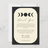 月ルクスブラック&クリームムーンフェイズ結婚ズ 招待状 (正面)