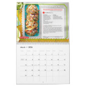 月レシピ カレンダー (3月 2026)