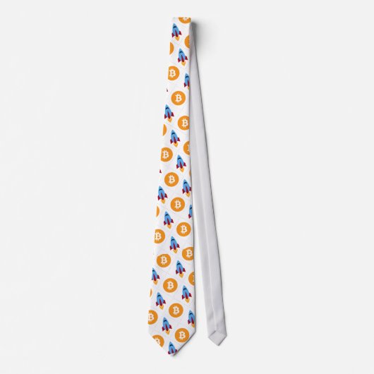 月ロケット暗号ストッキング ネクタイ (正面)