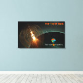 月ロシアの着陸 キャンバスプリント (インサイチュ (ウッドフロア))